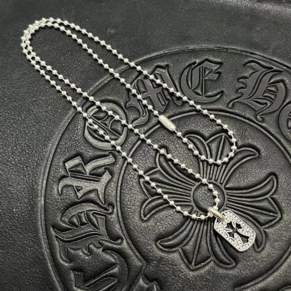 Chrome Hearts Air Force Cross Necklace Silver - Picture 3 of 7